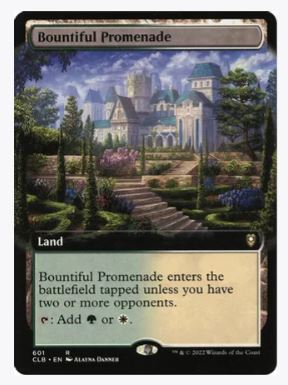 Bountiful Promenade (Extended Art) - Commander Legends: Battle for Baldur's Gate - #601 - Sweets and Geeks