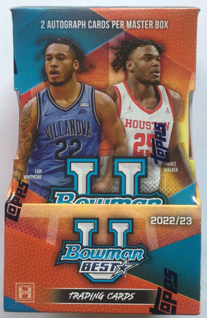 2022/23 Bowman University's Best Basketball Hobby Box - Sweets and Geeks