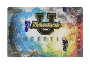 2022/23 Bowman University Inception Multi-Sport Hobby Box - Sweets and Geeks
