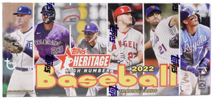 2022 Topps Heritage High Number Baseball Hobby Box - Sweets and Geeks
