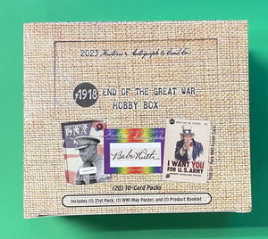 2023 Historic Autographs 1918 End of the Great War Hobby Box - Sweets and Geeks