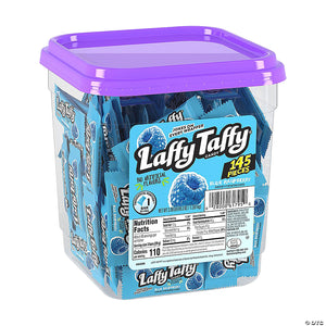 Laffy Taffy Wild Blue Raspberry Tubs 3lbs - Sweets and Geeks