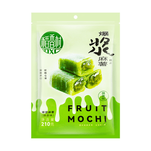 Matcha Fruit Mochi Rice Cakes 7.4oz - Sweets and Geeks