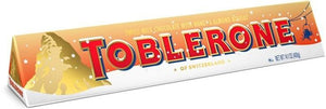 Toblerone Milk Chocolate W/Honey & Almonds Holiday Ski Lift Bar 12.6oz - Sweets and Geeks