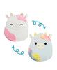 Squishmallows Flip-A-Mallows: 8-Inch Caedyn the Cow & Caedia the Cow