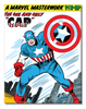 Captain America Masterwork Metal Sign - Sweets and Geeks