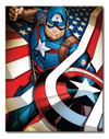 Captain America Metal Sign - Sweets and Geeks