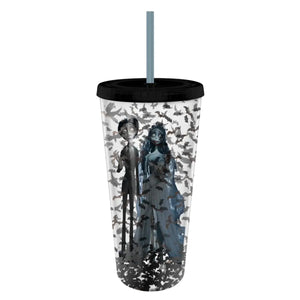 The Corpse Bride 24oz Doubled Walled Confetti Cold Cup - Sweets and Geeks