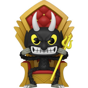 Funko Pop Deluxe: Cuphead S3 - Devil In Chair - Sweets and Geeks