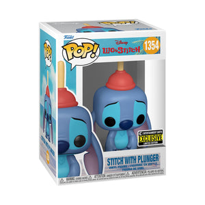 Funko Pop! Disney: Lilo & Stitch - Stitch with Plunger (Entertainment Earth Exclusive) #1354 - Sweets and Geeks