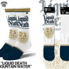Liquid Death Mountain Water - Mens Crew Straight Socks