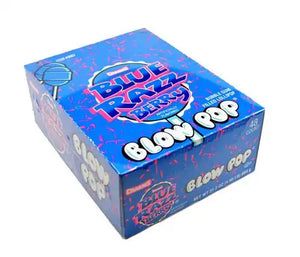 Charms Blue Razz Berry Lollipops 0.6oz - Sweets and Geeks