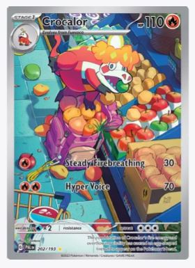 Crocalor (Illustration Rare) SV02: Paldea Evolved # 202/193 - Sweets and Geeks