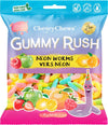 Gummy Rush Neon Gummy Worms 3.1oz Peg Bag