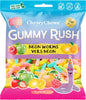 Gummy Rush Neon Gummy Worms 3.1oz Peg Bag