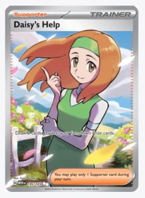 Daisy's Help (Full Art) SV: Scarlet and Violet 151 #195/165 - Sweets and Geeks
