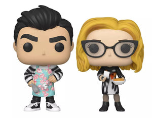 Funko Pop! Television: Schitts Creek - David Rose & Moira Rose 2-Pack - Sweets and Geeks