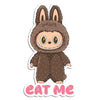 Labubu Eat Me Die Cut Sticker