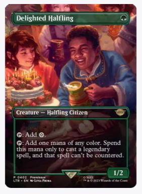 Delighted Halfling (Borderless)