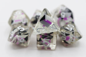 Demisexual Flag Dice Set - Sweets and Geeks