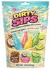 Dirty Sips soda flavored wax candy