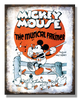 Mickey Mouse - Musical Farmer Metal Sign