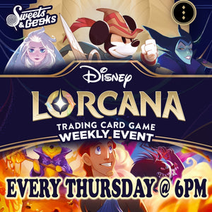 Disney Lorcana Weekly Event | Thursday December 7th @ 6pm - Sweets and Geeks