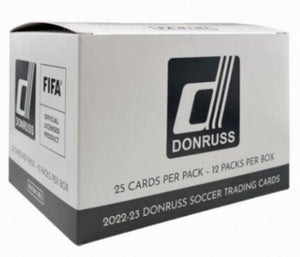 2022/23 Panini Donruss FIFA Soccer Fat Pack Box (12 Packs) - Sweets and Geeks