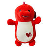 Squishmallow Hug Mees - Duster the Red Dinosaur (Valentines Day) 10"