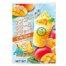 KASUGAI Mango Cream Frappe Candy 76g - Sweets and Geeks