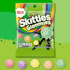 Skittles Gummies Sour 5.8oz Bag - Sweets and Geeks