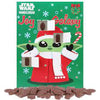 Star Wars Grogu Holiday Calander W/ Milk Chocolate 1.76oz - Sweets and Geeks