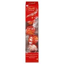 Lindor's Holiday Milk Chocolate Truffles 5pc 2.1oz - Sweets and Geeks