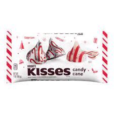 Candy Cane Hershey's Kisses 7oz - Sweets and Geeks