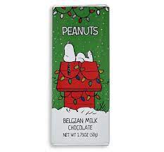 Peanuts Snoopy Tis the Season Belgian Milk Chocolate 1.75oz - Sweets and Geeks