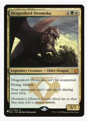 Dragonlord Dromoka - The List - #217/264 - Sweets and Geeks