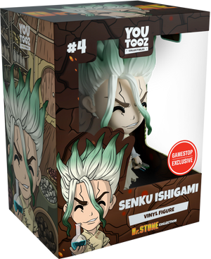 [Pre-Owned] Dr. Stone - Senku Ishigami YouTooz Vinyl Figure (Gamestop Exclusive) - Sweets and Geeks