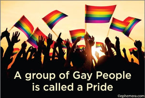 A Group of Gay People is called a Pride Magnet - Sweets and Geeks