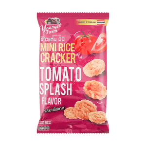 YOUNGER FARM Crispy Rice Cake Tomato Flavor 2.12 oz - Sweets and Geeks