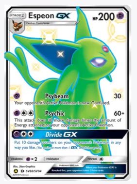 Espeon GX Hidden Fates: Shiny Vault SV60/SV94 - Sweets and Geeks