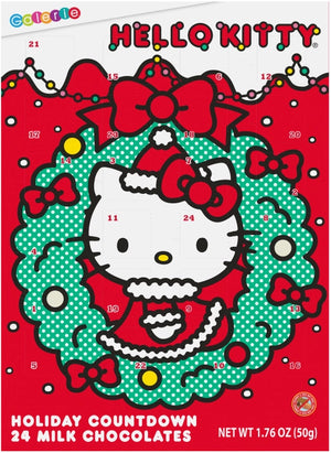 Hello Kitty Holiday Calendar W/ Milk Chocolate - Sweets and Geeks