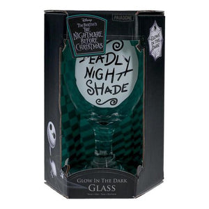 The Nightmare Before Christmas Glow in The Dark Glass - Sweets and Geeks