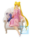 Sailor Moon Cosmos Ichibansho Usagi & Luna (Antique Style) Figure - Sweets and Geeks