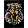 Harry Potter - Hogwarts Crest on Black