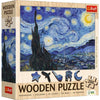 Wood Craft 200 Piece Puzzle - The Starry Night - Vincent van Gogh
