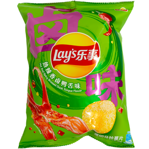 Lay's Hot and Spicy Duck Tongue Flavored Potato Chips 70g - Sweets and Geeks