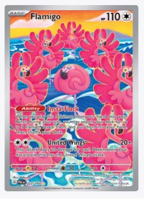 Flamigo (Illustration Rare) SV02: Paldea Evolved # 227/193 - Sweets and Geeks