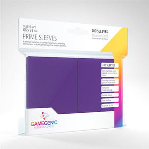 Gamegenic Prime Sleeves - Purple - Sweets and Geeks