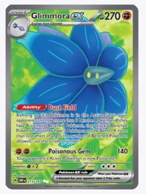 Glimmora ex (Full Art) SV03: Obsidian Flames # 213/197 - Sweets and Geeks