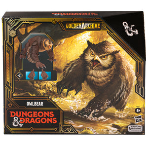 Dungeons & Dragons Golden Archive Owlbear 6inch Action Figure - Sweets and Geeks